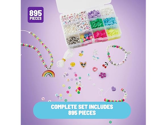 Claire's Girls DIY Bracelet Alphabet Kit