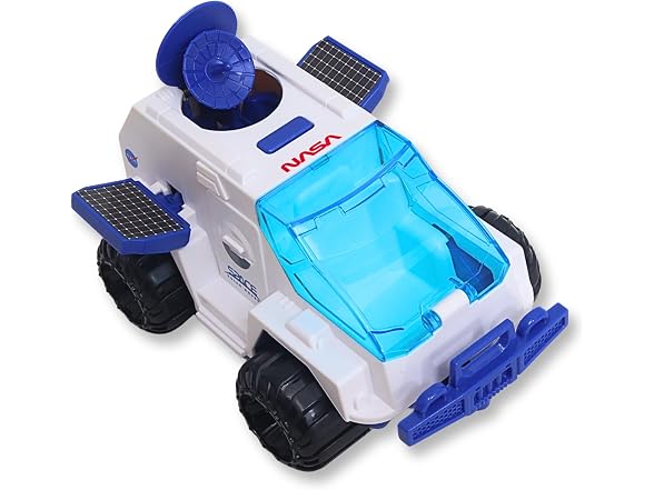 Space Adventure Solar Rover with Astronauts