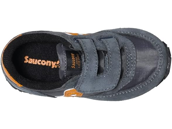 Saucony Kids Sneaker Grey/Orange (4.5)