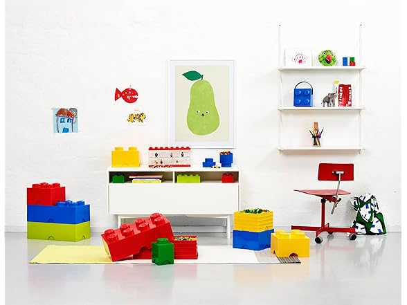 Room Copenhagen LEGO Red Storage Box Brick 8 Bright