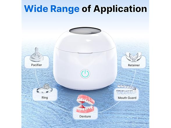CXRUY Ultrasonic Retainer Cleaner