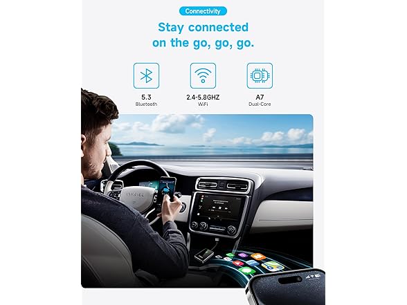 Jemluse Wireless CarPlay Adapter for iPhone