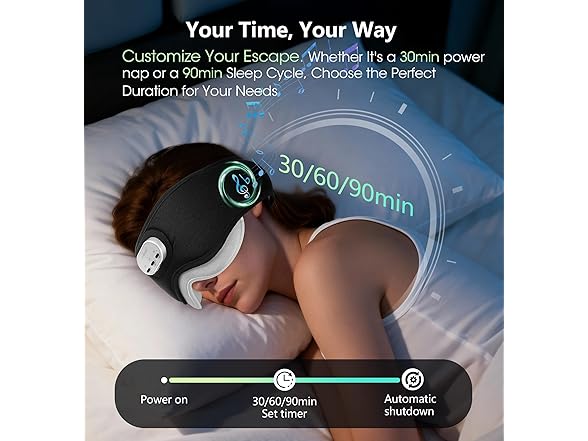 Voice Control Bluetooth Sleep Mask