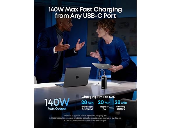 (NEW - Bulk Packaging) Anker Prime 20,100mAh 3-Port 220W Max Output Powerbank