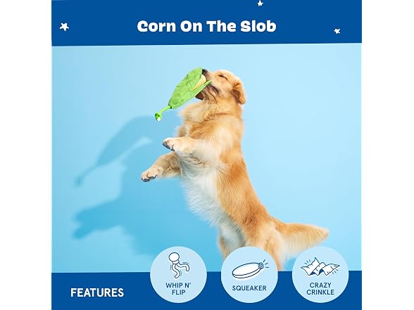 Barkbox Corn on the Slob Dog Toy