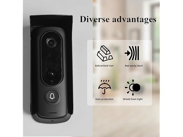 yugeug Doorbell Rain Covers for Outside