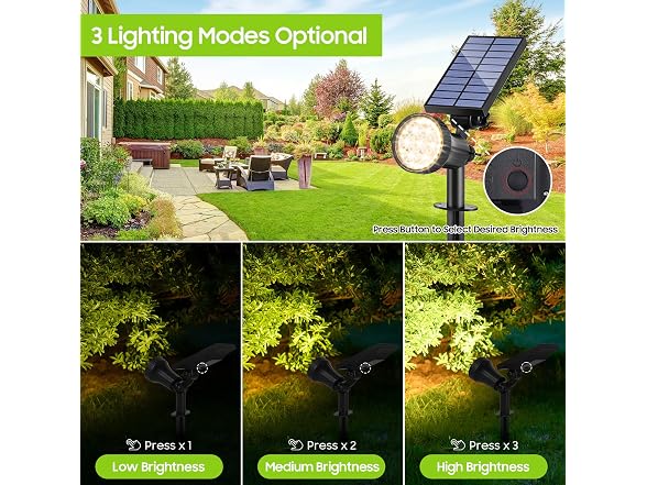 Bosceos B0G5Z37GFK 12 Pack Solar Spot Lights Outdoor