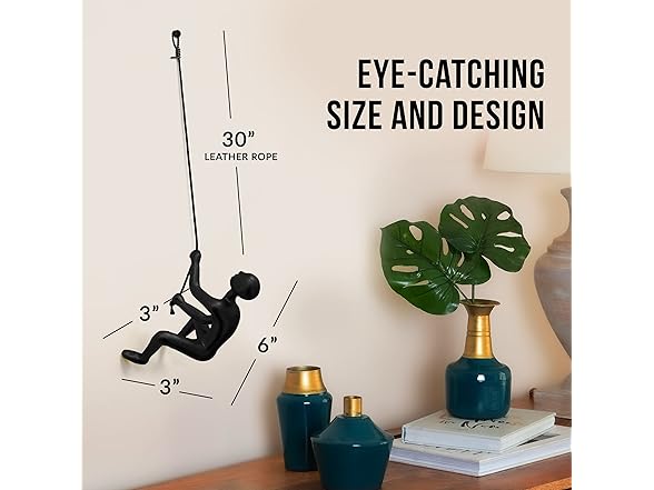 Climbing Man Wall Art for Home Décor
