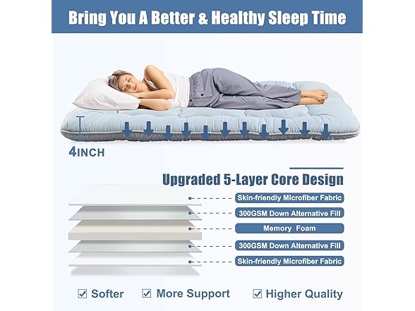 Natsukage Floor Mattress Twin Size