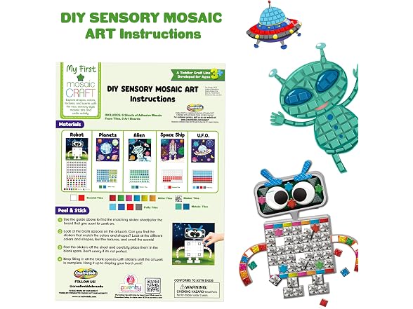 Creative Kids My First Mosaic Craft 3+ Ages
