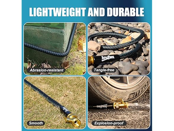 Flexible Garden Hose with Metal Fittings