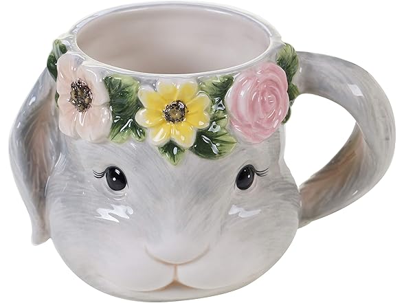 Sweet Bunny Set of 4 3D BUNNY MUGS
