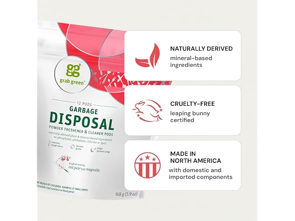 Grab Green Natural Garbage Disposal Clea