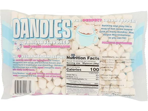 1PK Dandies Mini Vegan Marshmallows, 10 oz