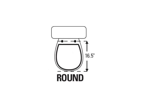 TinyHiney Potty Round Toilet Seat, Adult/Child