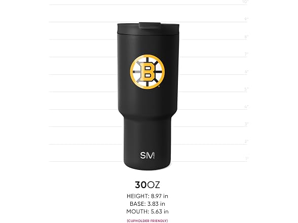 Simple Modern Calgary Flames Tumbler  30oz 