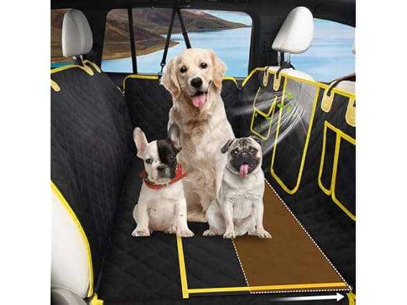 L'AGRATY Dog Car Seat Cover