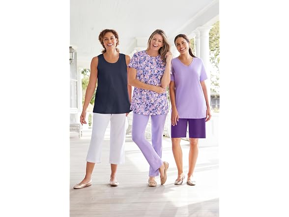 Woman Within Women (2X) 7-day Knit Pants Navy