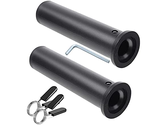 OHLIF 2-Pack Olympic Adapter Sleeves - Convert 1" Standard Bars To 2" Olympic Weight Plates