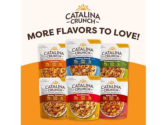 Catalina Crunch Protein Snack Mix with Cheese Crisps