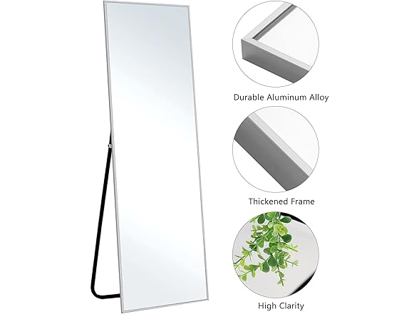 KIAYACI Full Length Floor Mirror 59"x20"