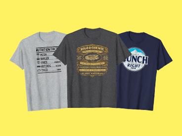 Shirts With Labels On 'Em!