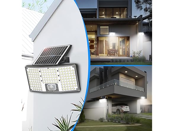 TOBUSA Motion Sensor Solar Outdoor Light