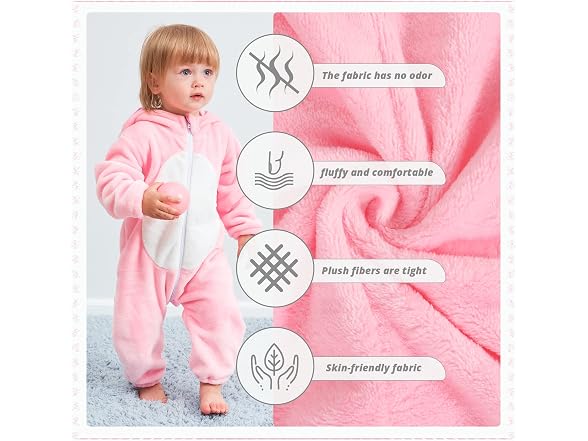 Michley (2-3T) Newborn Baby Winter Jumpsuit