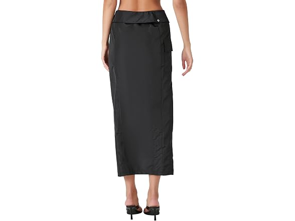 Forever 21 (S) Split-Hem Cargo Maxi Skirt