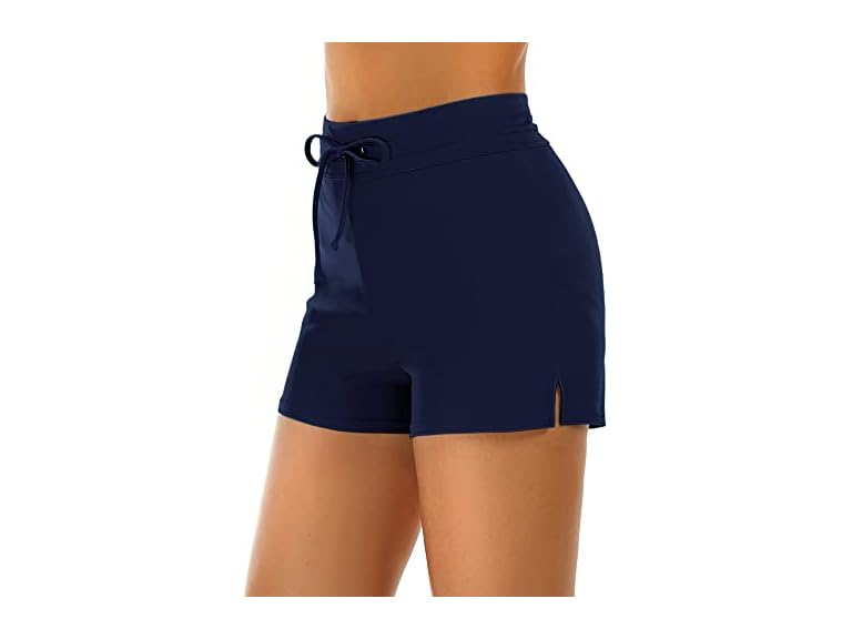 Women's High Waisted Swim Shorts