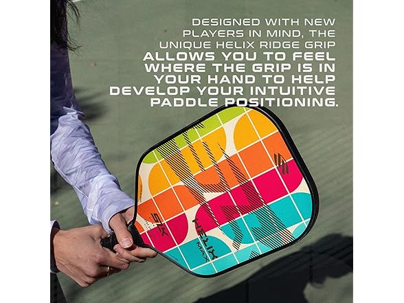 SLK Helix Pro Pickleball Paddle | Carbon