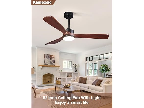 Kainozoic 52 Inch Ceiling Fan with Light