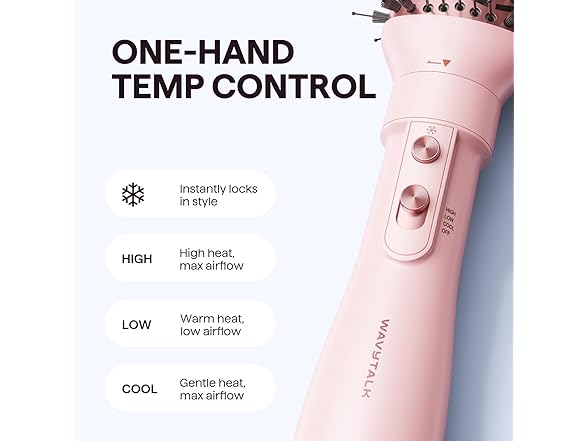 wavytalk Oval Round Hair Dryer Brush
