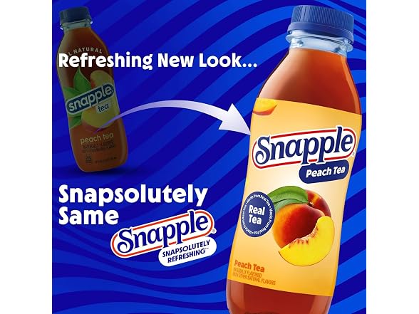 Snapple Peach Tea, 16 fl oz recycled