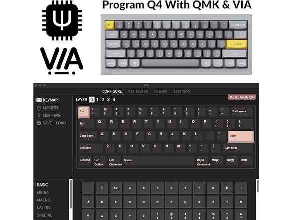 Keychron Q4 Wired Custom Mechanical Keyboard