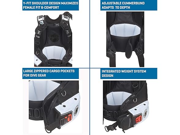 SCUBAPRO Bella Women’s Scuba Diving BCD (L)