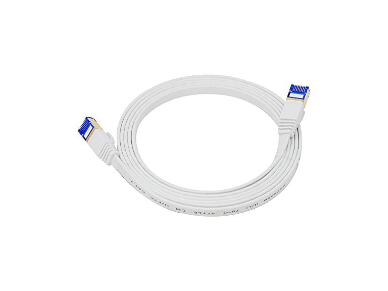 QualGear RJ45 Cat 7 Flat Ethernet Cable