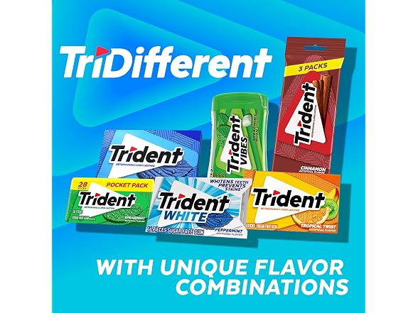 Trident Original Gum 12 Packs 168 Pieces