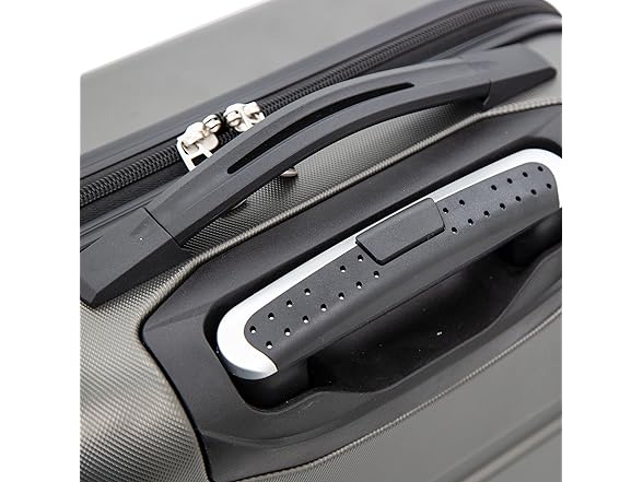 BELLA Travelers Club Harper Luggage, Charcoal, 22IN