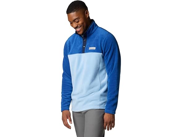 Columbia Mens Steens Half Snap, Large