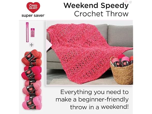 RED HEART Super Saver Kit: 12x198g skeins