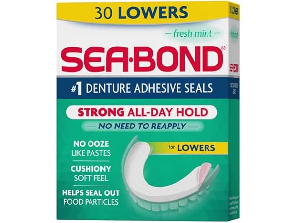 $3.99, Was $6.72, 40% Off! Sea Bond Denture Adhesive Seals Mint 30ct dealfomo