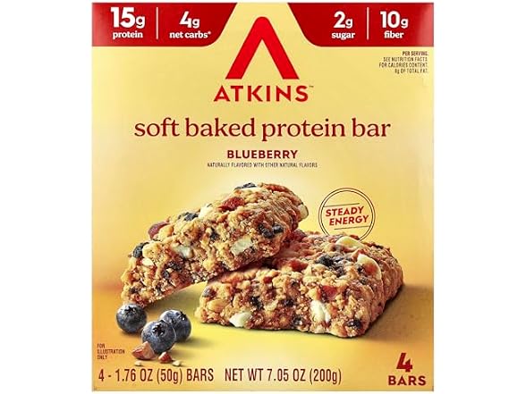 Atkins Soft Baked Blueberry Bars