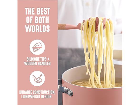 GreenLife 11 Piece Silicone Utensil Crock Set