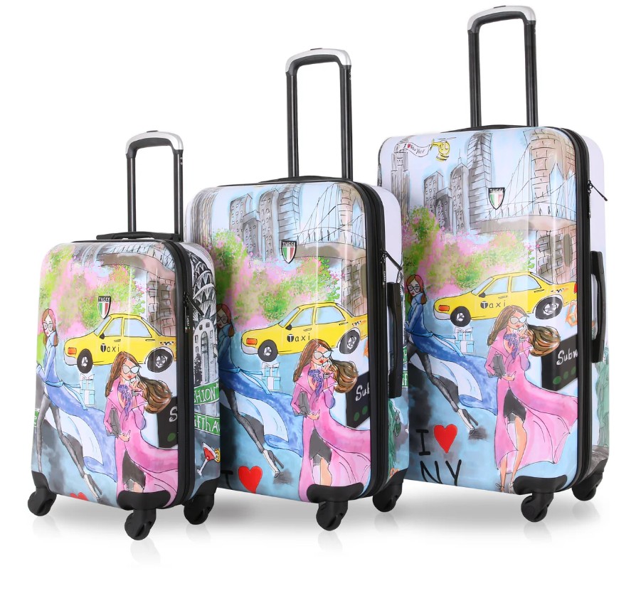 TUCCI Italy New York Love 3PC Luggage - Gallery 4