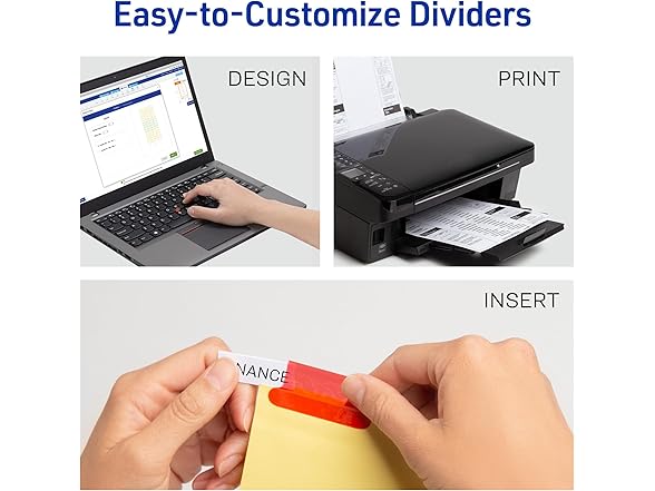 Avery Insertable Dividers for 3 Ring Binders