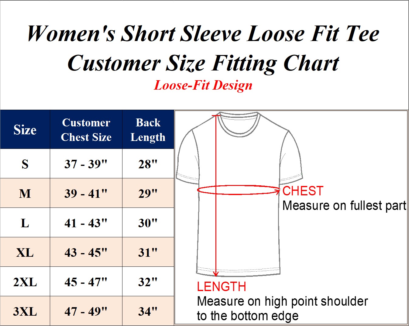 5Pk Womens Loose Fit S/S Crew Neck Tee - Gallery 14