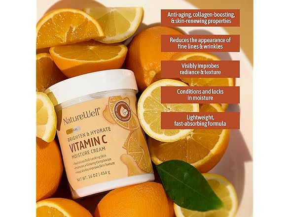 NATURE WELL Clinical Brighten & Hydrate Vitamin C Moisture Cream