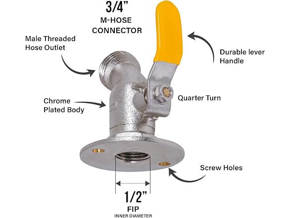 Midline Valve S3538 Sillcock Hose Bibb with