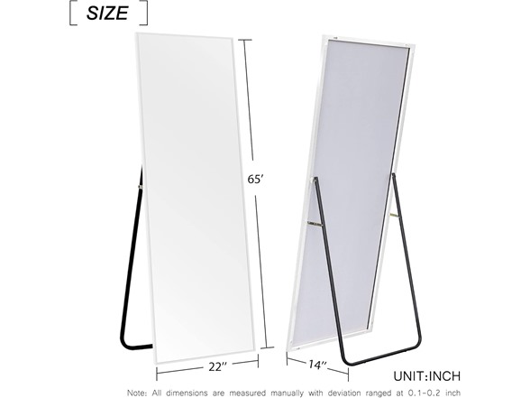 NeuType Full Length Standing or Hanging Mirror